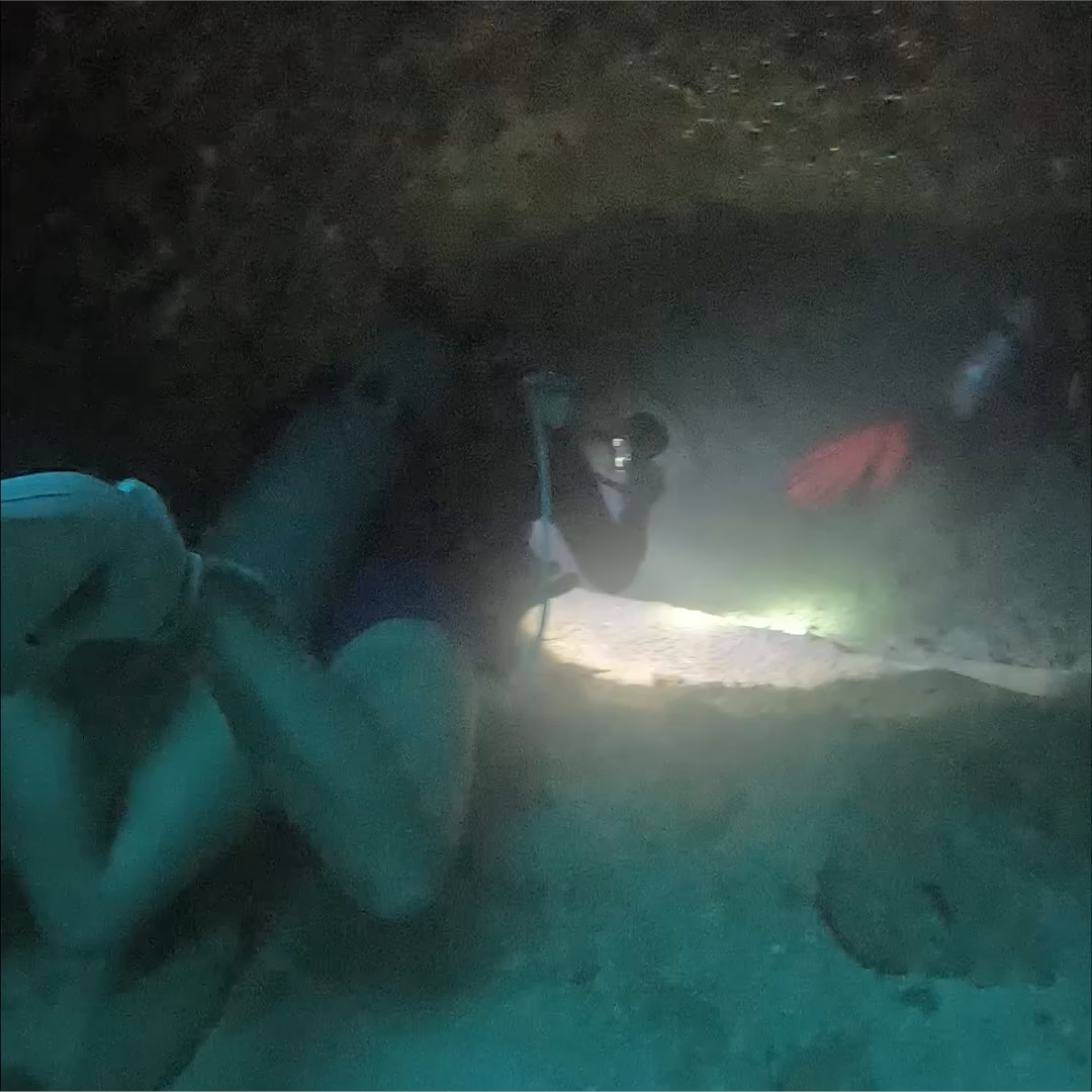 Inside Cathedral Cave Palawan